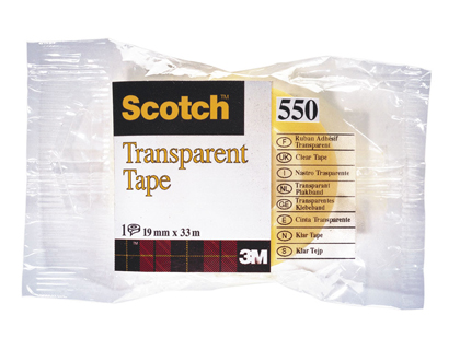 RUBAN ADHSIF SCOTCH TRANSPARENT RSISTANT 19MMX33M SACHET