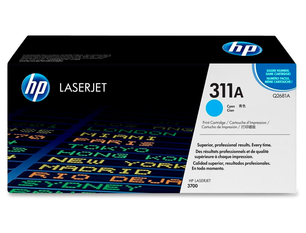 TONER LASER HP N.81A Q2681A COULEUR CYAN 6000