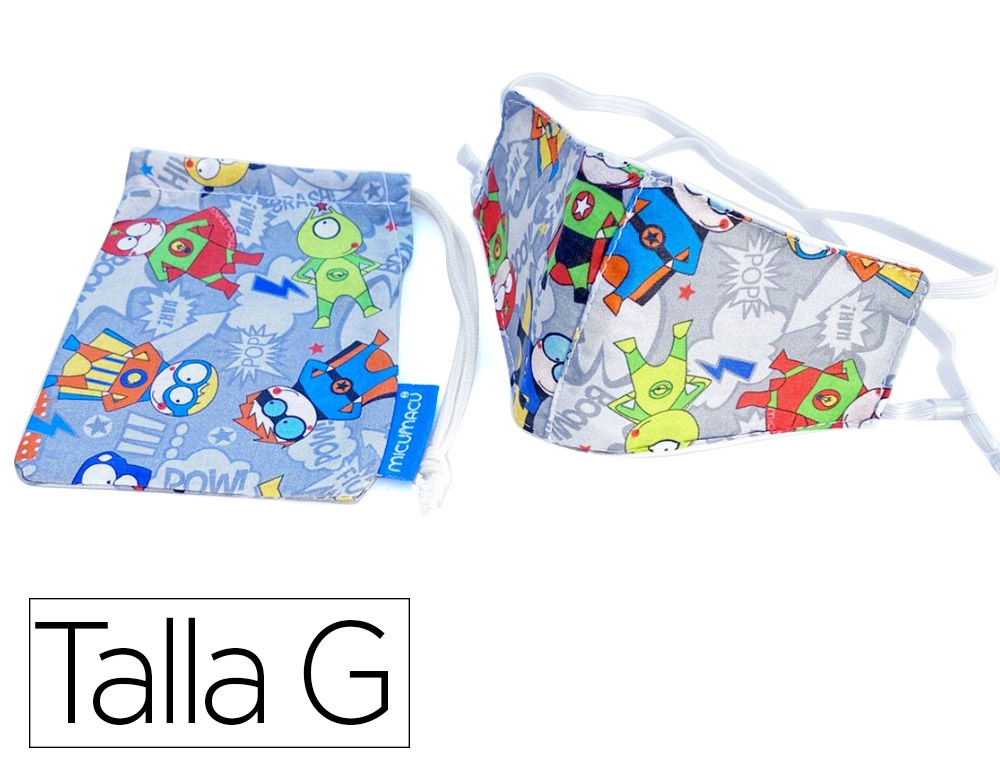 MASQUE DE PROTECTION POUR ENFANT MODELE FANTAISIE       GRANDE TAILLE