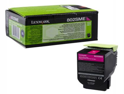 TONER LEXMARK 80C2SME COULEUR MAGENTA 2000 PAG