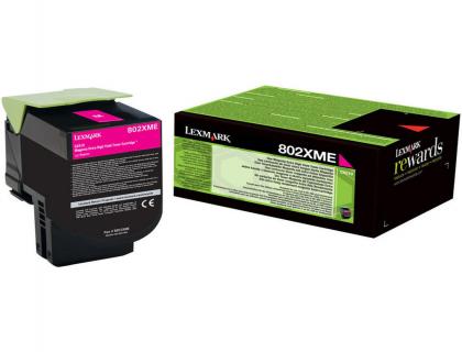 TONER LEXMARK 80C2XME COULEUR MAGENTA 4000 PAG