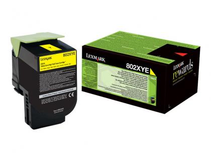 TONER LEXMARK 80C2XYE COULEUR JAUNE 4000 PAG