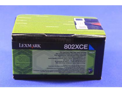 TONER LEXMARK 80C2XCE COULEUR CYAN 4000 PAGH