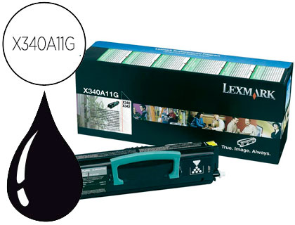 TONER LASER LEXMARK X340A11G POUR X340/X342N COULEUR NOIR 2500P