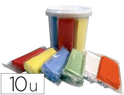 PTE  CRAIE PBO 110G COLORIS ASSORTIS LOT DE 10 PAINS