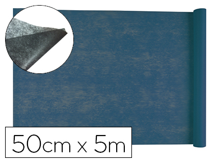 TISSU NON TISS LIDERPAPEL COSTUMES ACCESSOIRES CHEMIN DE TABLE ROULEAU 5X0.5M COLORIS BLEU MARINE