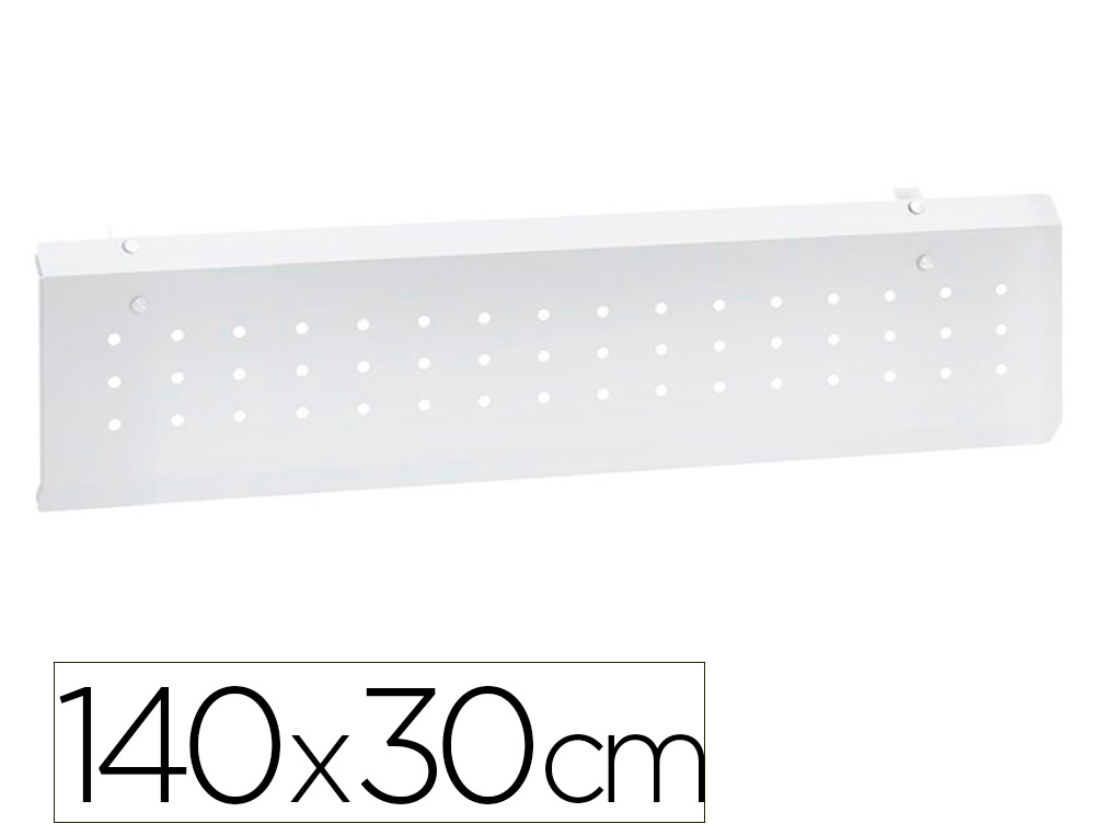 VOILE DE FOND MT INTERNATIONAL METALLIQUE      140X30CM COLORIS BLANC