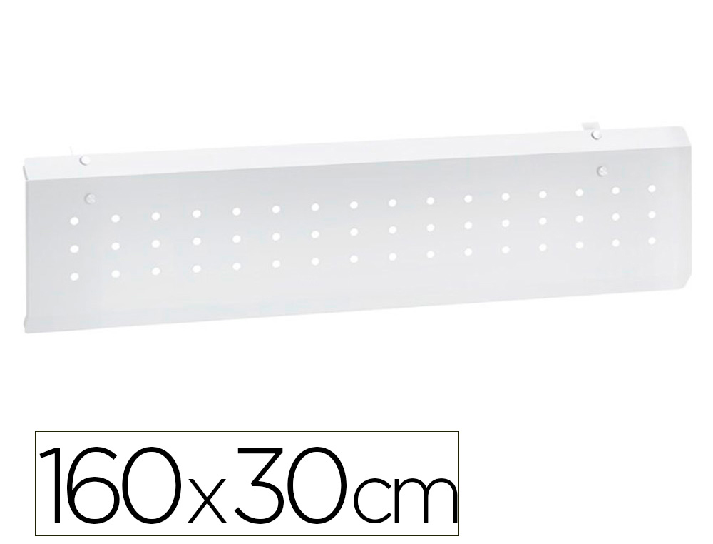 VOILE DE FOND MT INTERNATIONAL METALLIQUE      160X30CM COLORIS BLANC