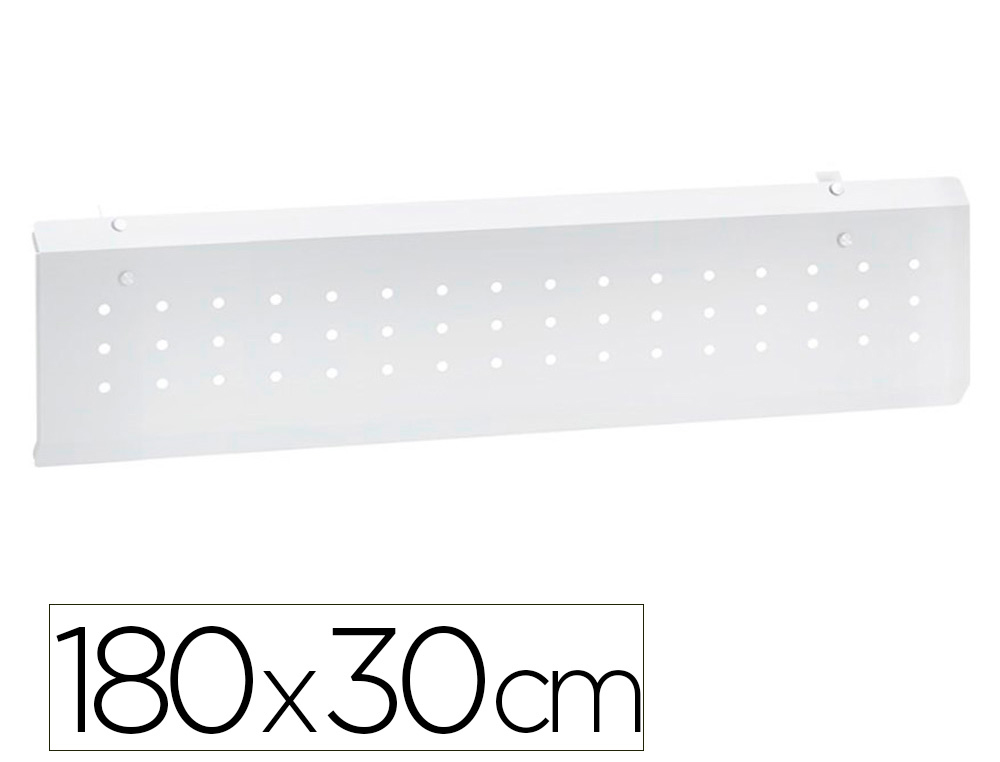 VOILE DE FOND MT INTERNATIONAL METALLIQUE      180X30CM COLORIS BLANC