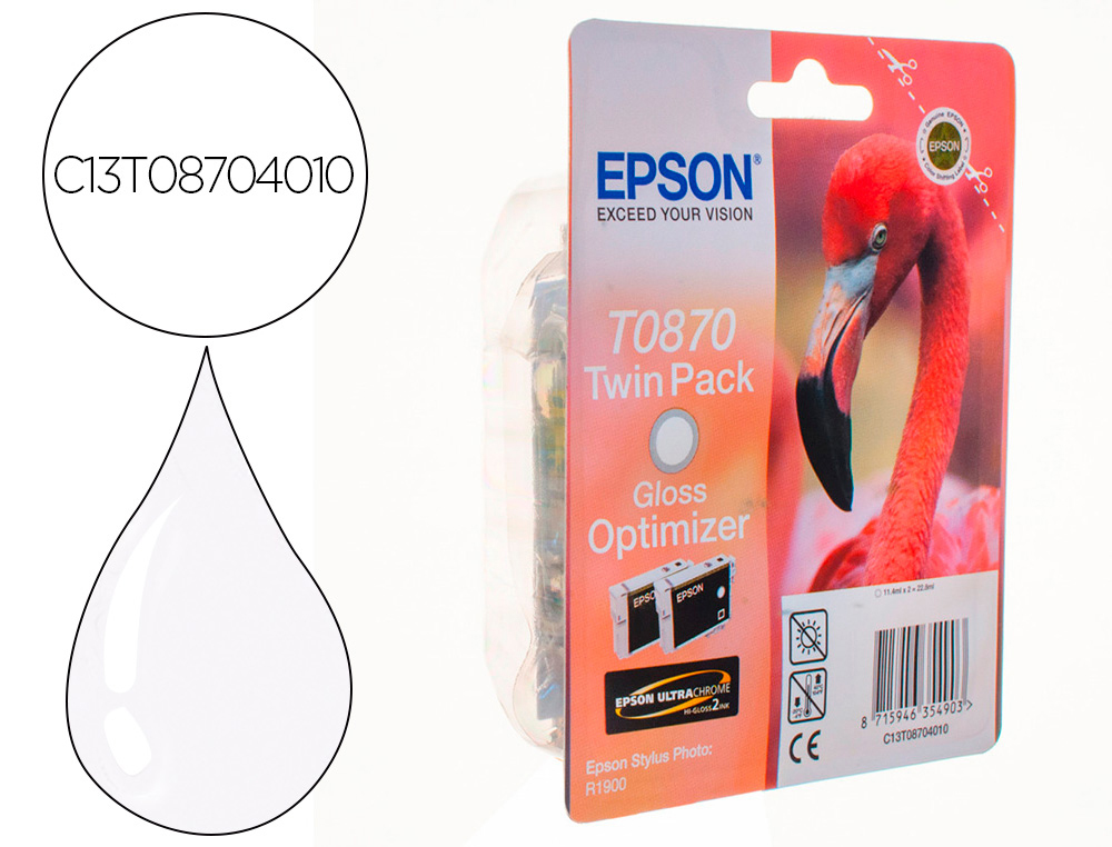 CARTOUCHE ENCRE  EPSON STYLUS PHOTO R-1900 OPTIMIZADOR DE  BRILLO