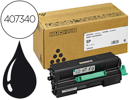 TONER RICOH SP3600 3610 4510 LASER 407340 POUR SP3600 3610 4510 COULEUR NOIR 6000P
