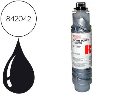 TONER RICOH LASER 842042 885266 TYPE 2220D POUR 1022 2027 1032 2022 2027 2032 3025 3035 2550 2852 3010 3350 COULEUR NOIR