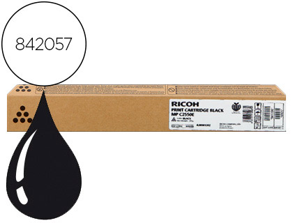 TONER RICOH LASER 842057 841196 POUR MPC2550 2030 2050 COULEUR NOIR 10000P