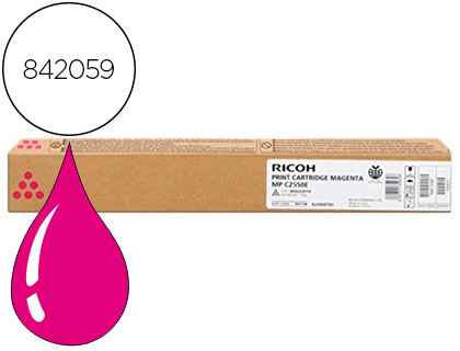 TONER RICOH LASER 842059 841198 POUR MPC2550 2030 2050 COULEUR MAGENTA 5500P