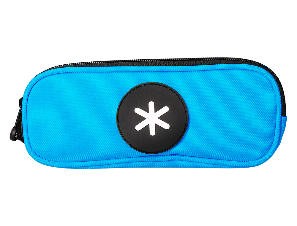 TROUSSE SCOLAIRE ANTARTIK OVALE 2 COMPARTIMENTS         210X60X80MM COLORIS BLEU
