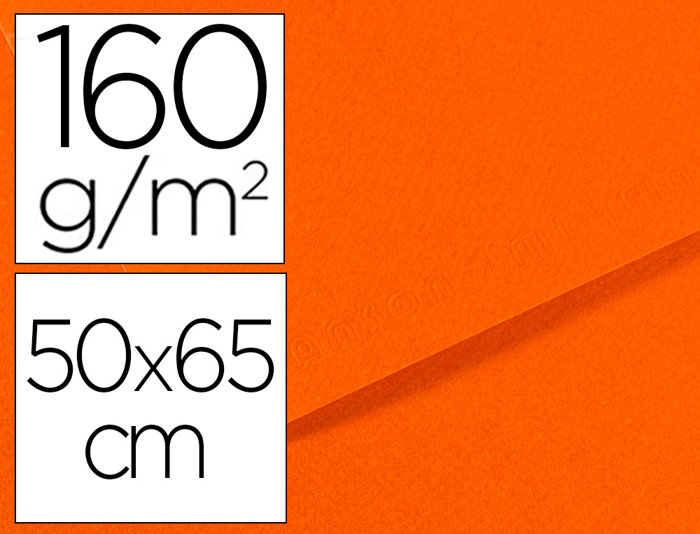 PAPIER DESSIN CANSON FEUILLE MI-TEINTES N 502 GRAIN        GELATINE HAUTE TENEUR COTON   160G 50X65CM UNICOLORE HAVANE