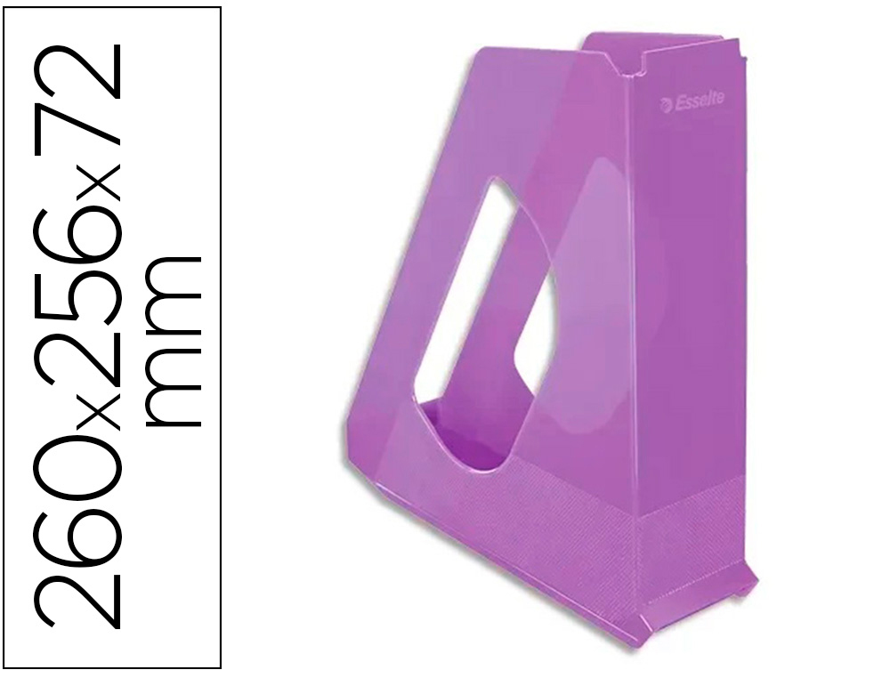 PORTE-REVUES ESSELTE COLOUR'BREEZE A4 TRANSLUCIDE  COULEUR LAVANDE