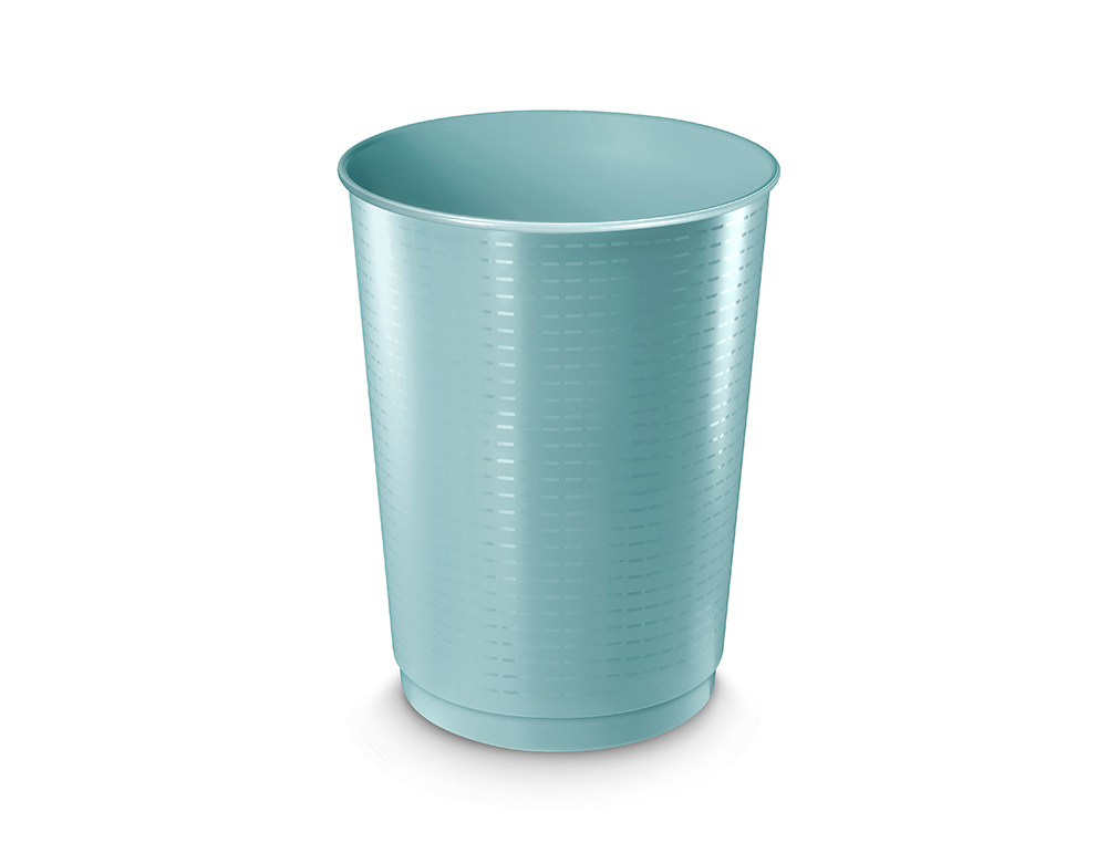 CORBEILLE   PAPIER CEPMAXI (40L) VERT D'EAU
