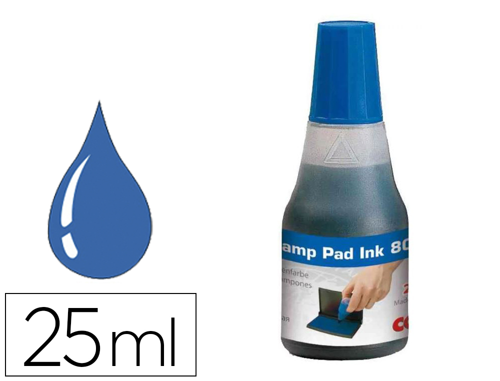 ENCRE SPECIALE COLOP POUR TAMPON EOS FLACON 25ML BLEU