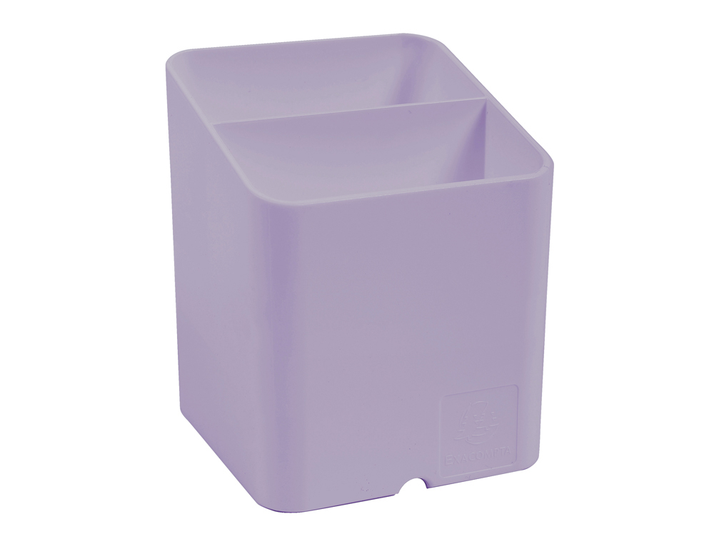 POT A CRAYONS EXACOMPTA PEN-CUBE AQUAREL 2            COMPARTIMENTS COLORIS MAUVE