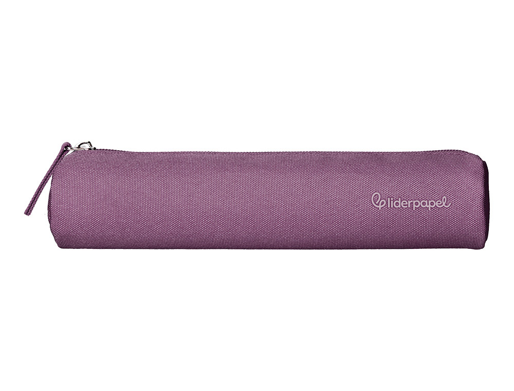 FOURRE-TOUT LIDERPAPEL ROND MINCE 22X4,5CM COLORIS MAUVE  POUDRE