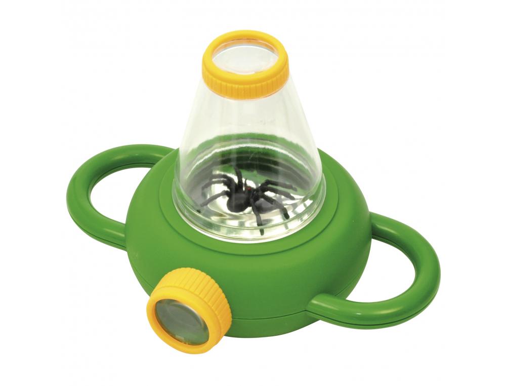 MATERIEL D OBSERVATION EDUPLAY BOITE LOUPE 2 CHEMINS DE VISIONS ARAIGNEE PLASTIQUE INCLUS