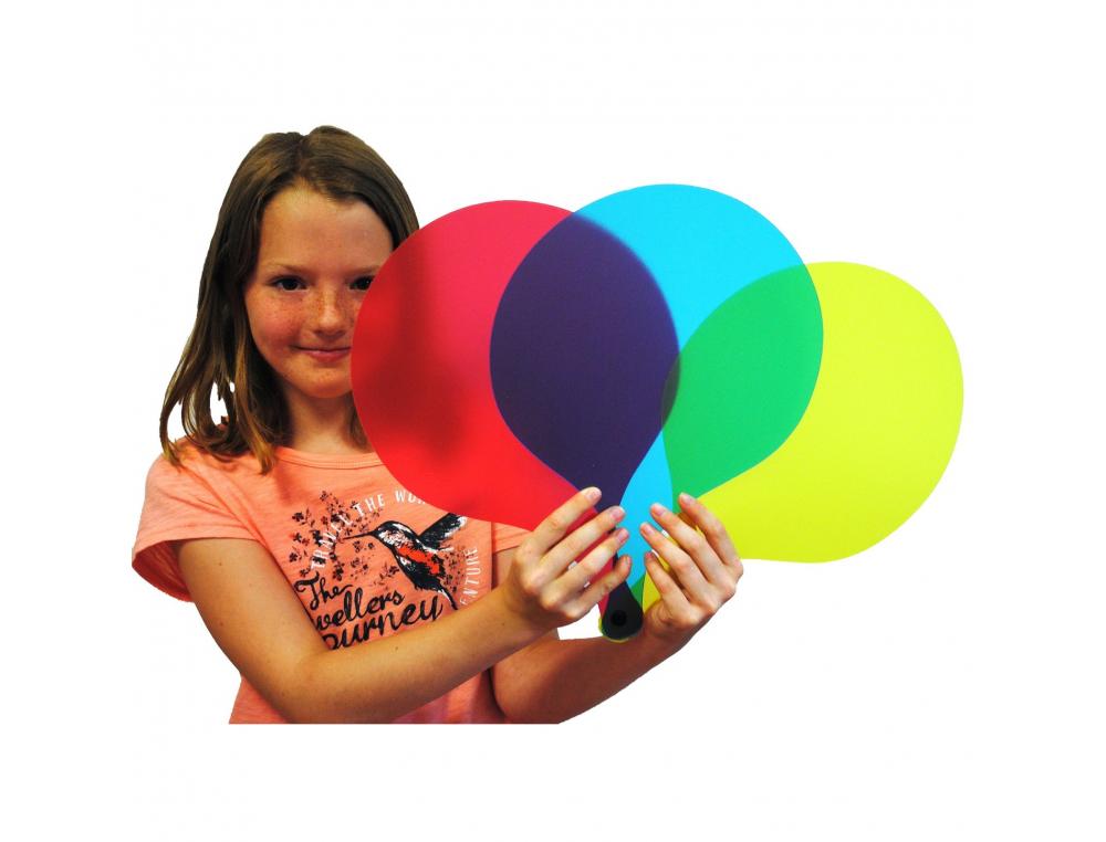 LOT PALETTES OPTIQUES GEANTES HENBEA 2 JEUX 3 PALETTES      34X23 CM COLORIS ASSORTIS