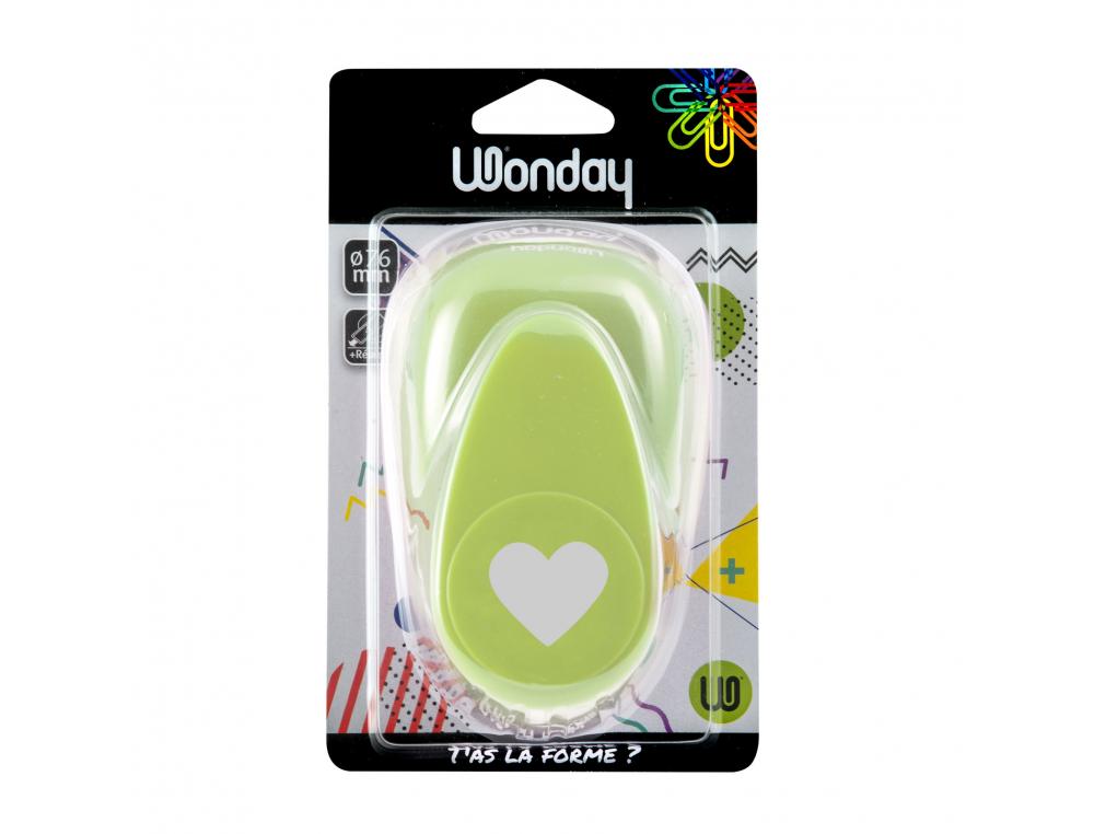 PERFORATEUR WONDAY A LEVIER COEUR  76MM CORPS LASTIQUE   AVEC RESERVE