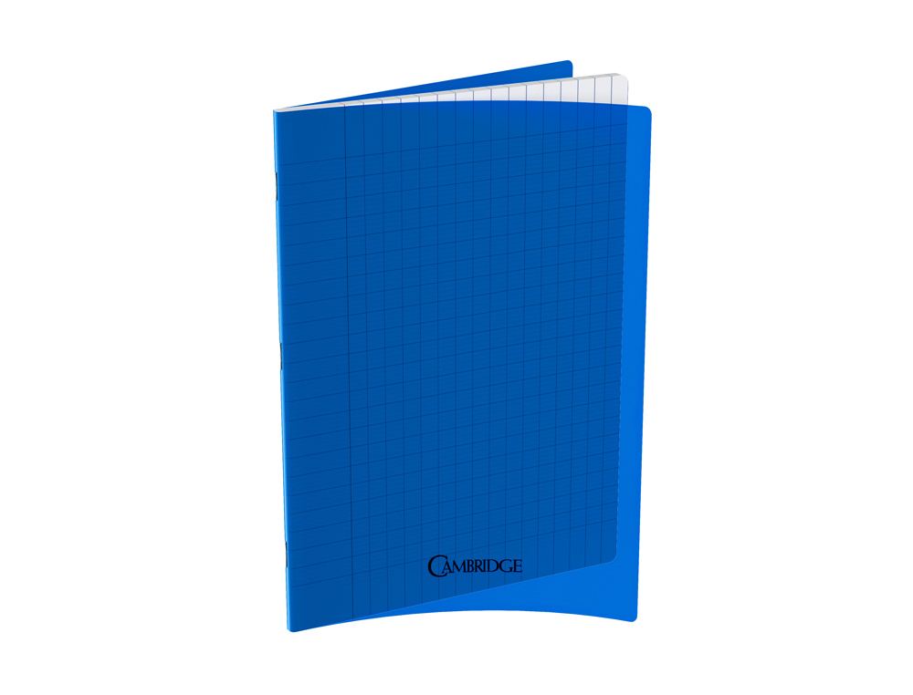 LOT DE 10 CAHIERS CAMBRIDGE POLYPRO BLEU  INDECHIRABLE ET LAVABLE PAPIER VELIN EXTRA    24X32 CM PIQURE 80G SEYES 80G