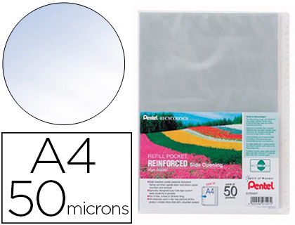 POCHETTE PERFORE A4 RECYCOLOGY SACHET 50 UNITS