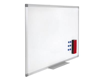 TABLEAU BLANC JUVNILIA MAILL MAGNTIQUE ULTRA RSISTANT TLE ACIER LISSE AUGET 30CM KIT FIXATION INCLUS 60X90CM