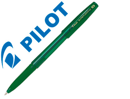 STYLO-BILLE PILOT SUPER GRIP G CAP POINTE MOYENNE COLORIS VERT