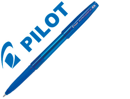 STYLO-BILLE PILOT SUPER GRIP G CAP POINTE LARGE COLORIS BLEU