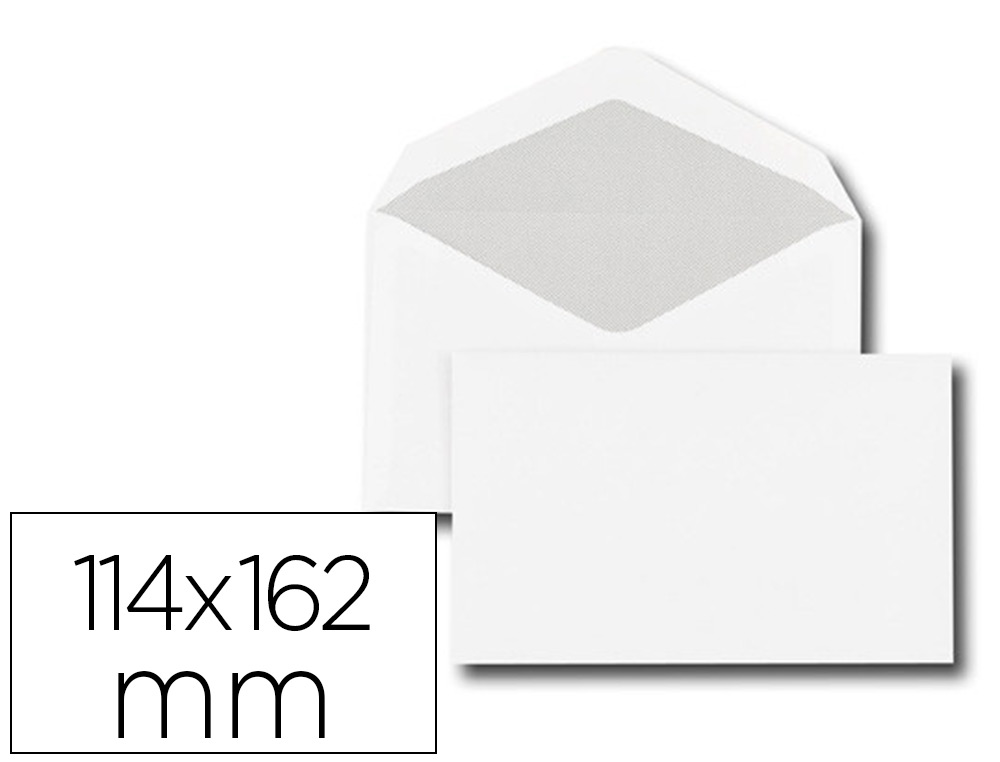ENVELOPPE GPV LECTIONS C6 114X162MM 70G GOMME BLANCHE BOTE 500 UNITS