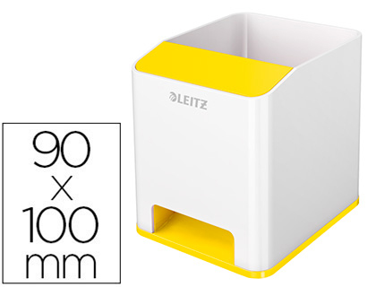 POT A CRAYON LEITZ WOW DUAL POLYSTYRENE SUPPORT           STYLOS/SMARTPHONES BOOSTER DE SON 2 COMPARTIMENTS