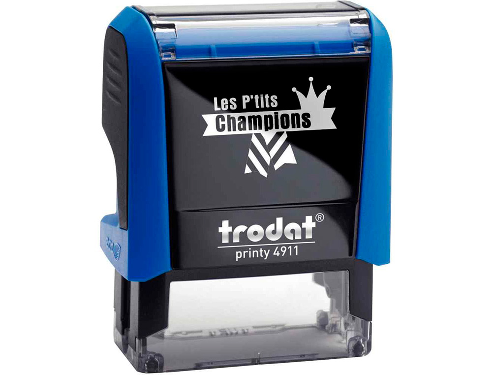 TAMPON SCOLAIRE TRODAT ENSEIGNANT PERSONNALISE LES   P'TITS CHAMPIONS CHAMPION DE  CALCUL 38X14MM