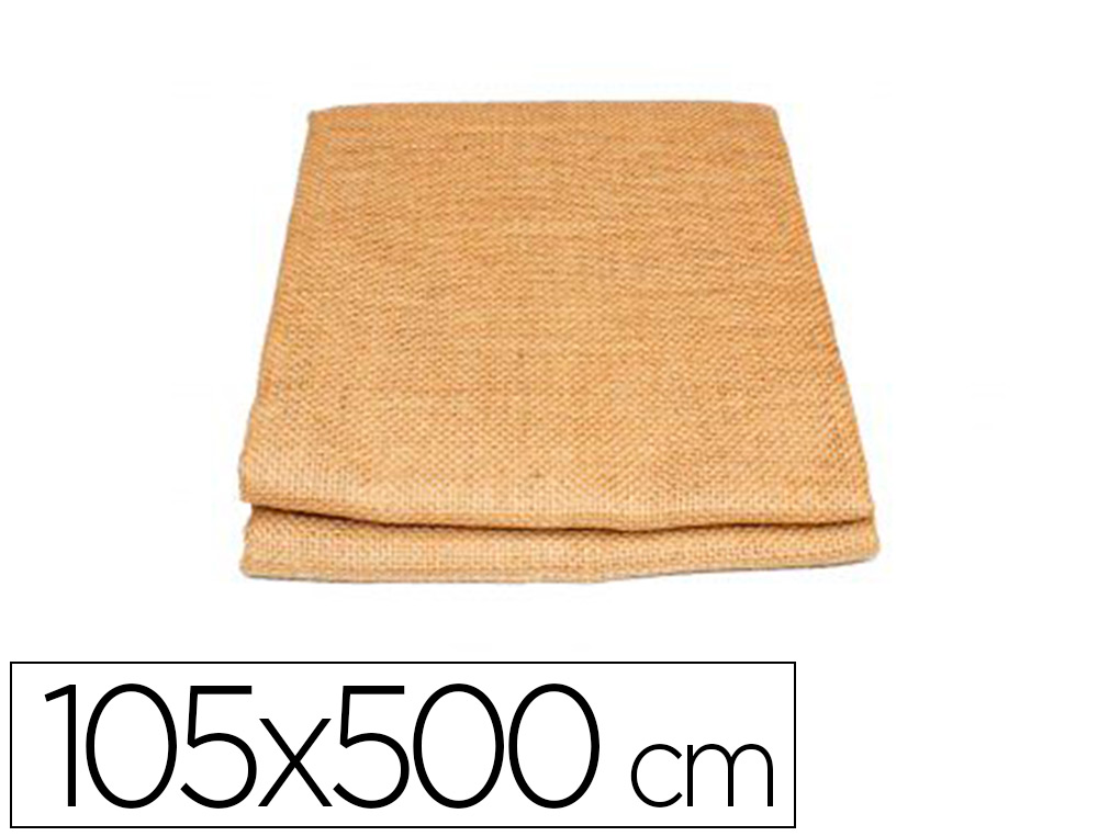 TOILE DE JUTE SODERTEX 105X500CM COLORIS NATUREL