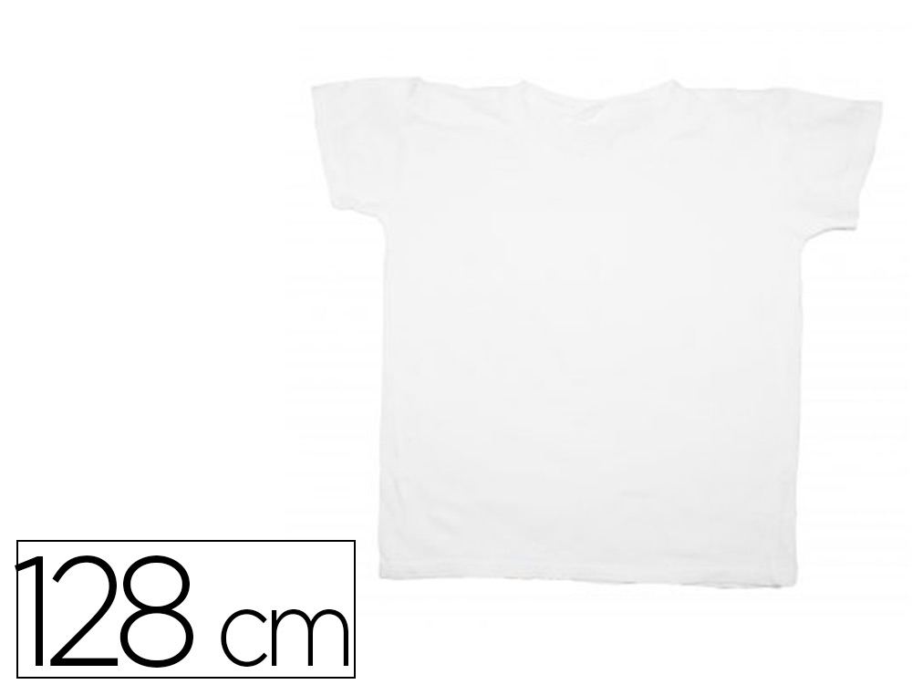 TSHIRT ENFANT SODERTEX 8 ANS 150GM2 128CM COLORIS BLANC