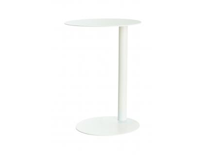 TABLE D'APPOINT D.40CM BLANCHE