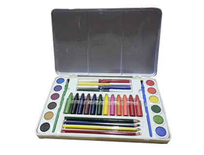 MALLETTE DE PEINTURE BOTE EN MTAL